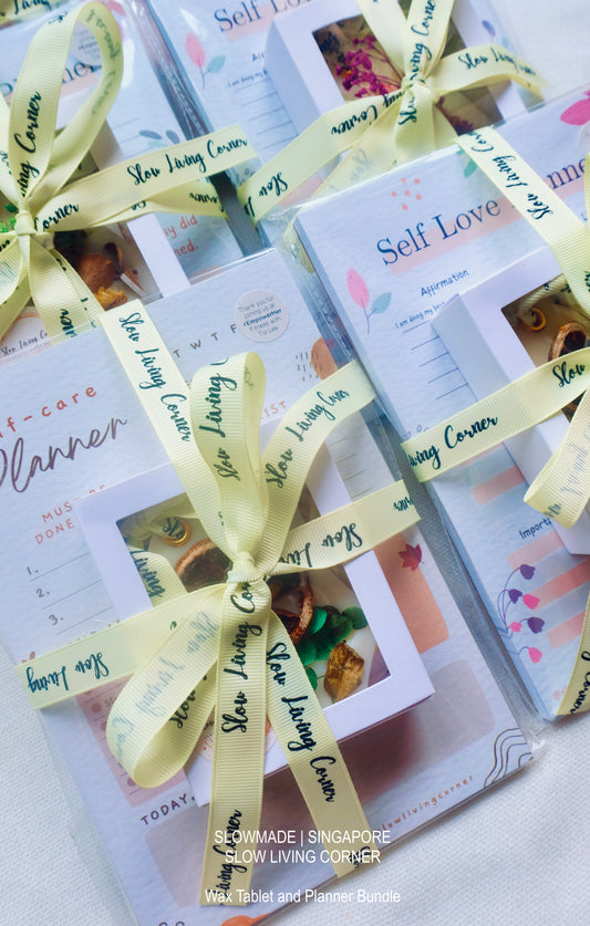 [Bundle] Scented Wax Tablet and Wellness Planner [Up. $21.80]