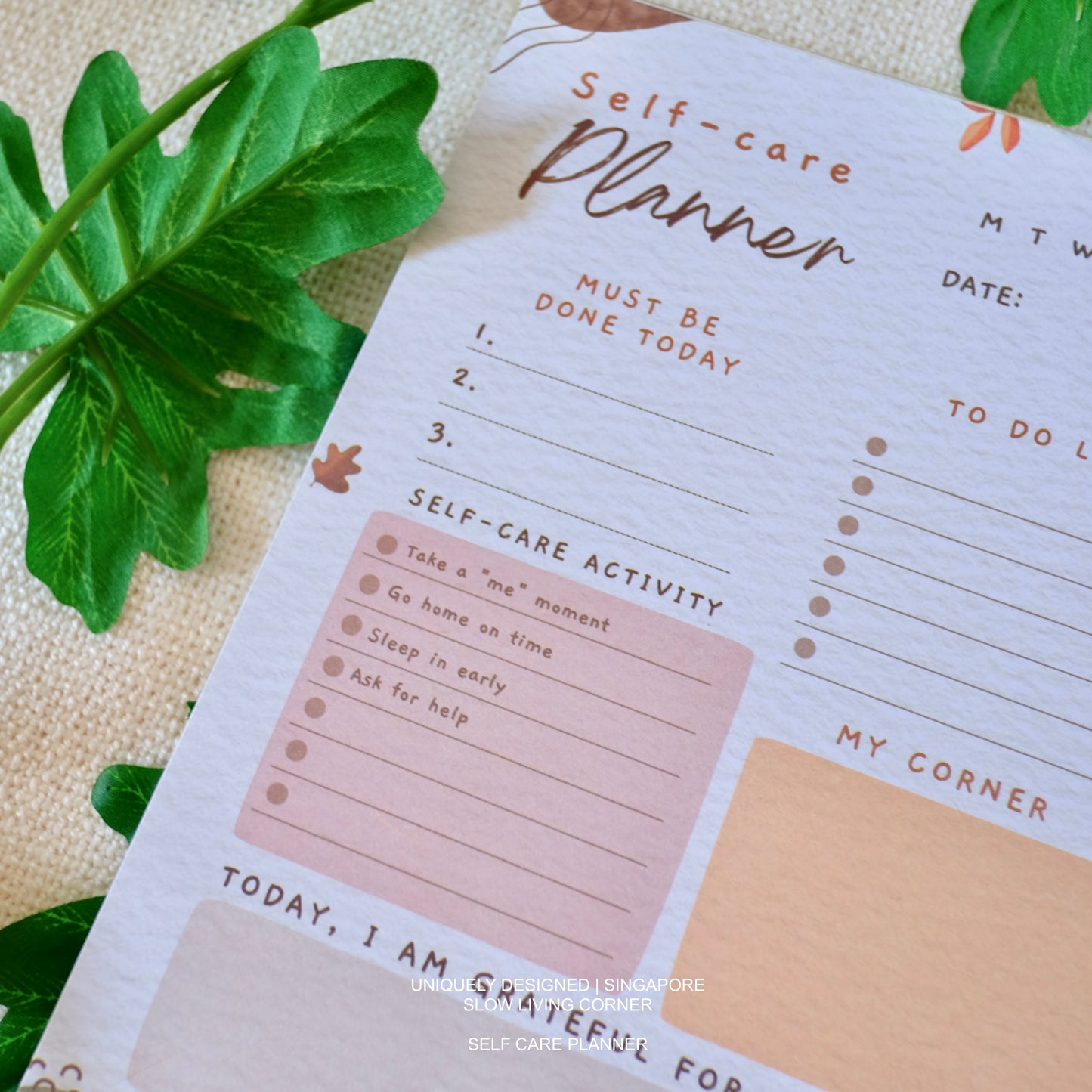 [Paper Products] Wellness Planners
