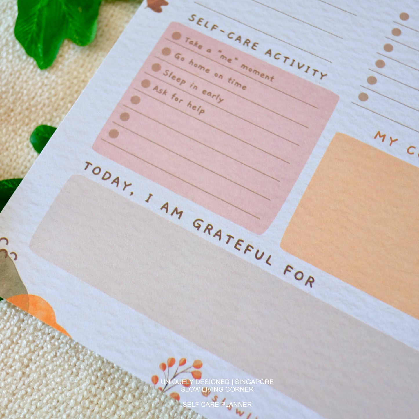 [Paper Products] Wellness Planners
