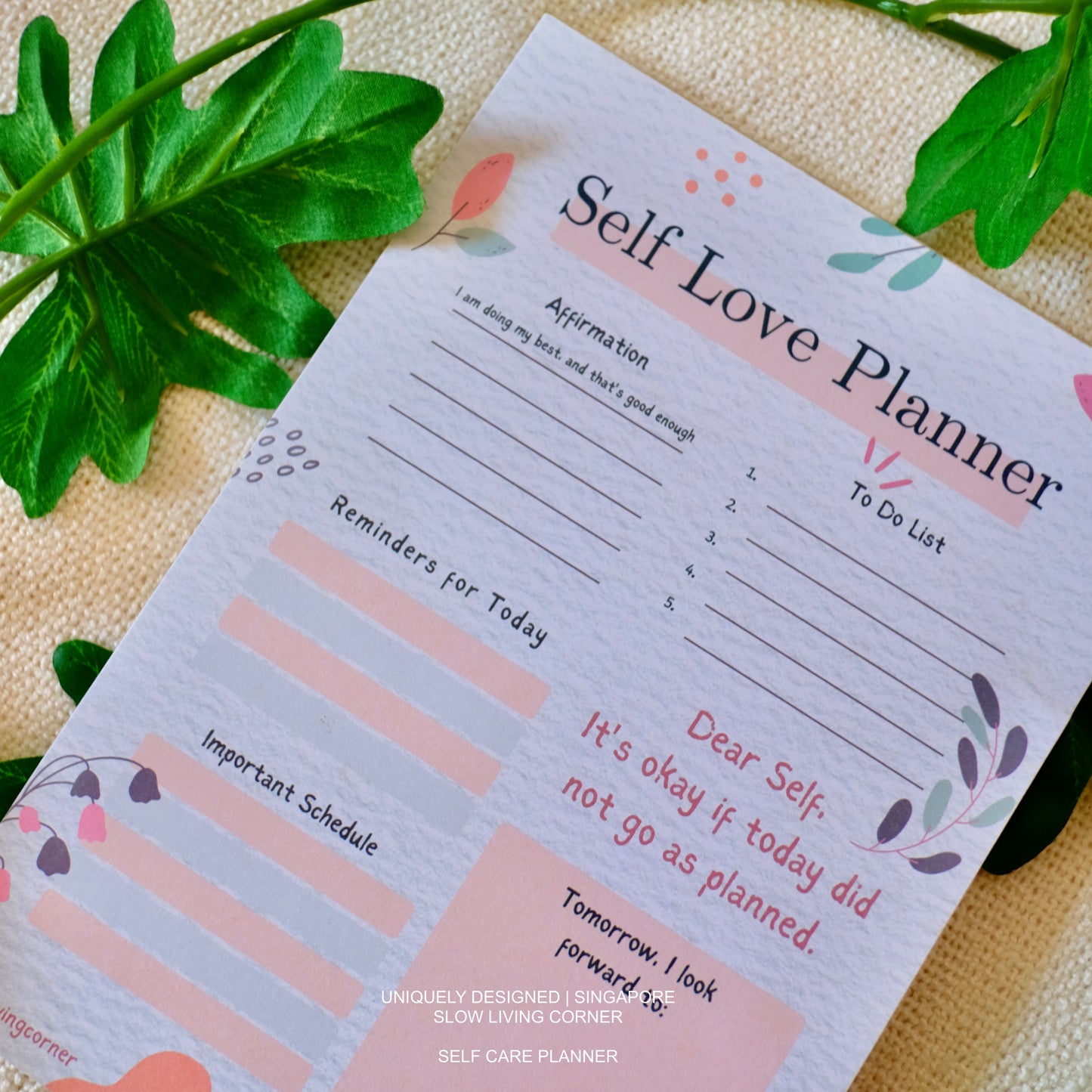 [Paper Products] Wellness Planners