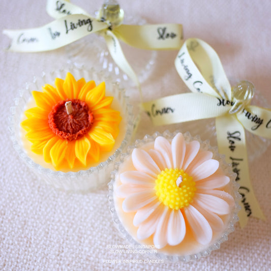 [Candle] Daisy and Sunflower Candles